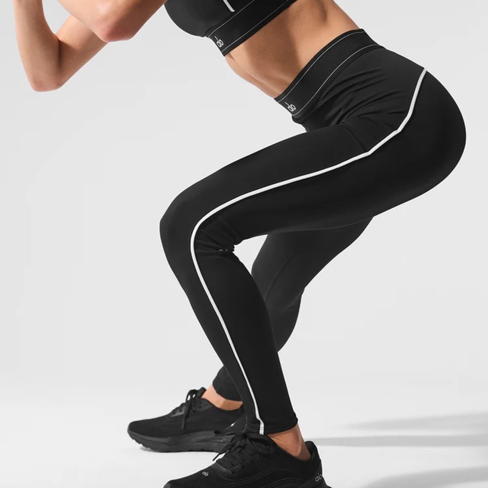 Alo Yoga Airlift High-Waist Suit Up Legging Black S New - Picture 3 of 6